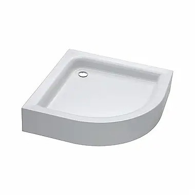 Különleges ajánlat Kolo Standard Plus íves zuhanytálca integrált panellel (80x80 cm, XBN1480000)Kolo