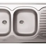 Újdonság Livinox 1200x600/135 mm teletetős mosogató balos medencével N-134BKLivinox
