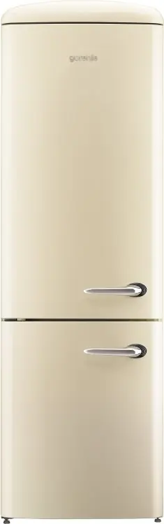 Gorenje alul fagyasztós kombinált hűtőszekrény, old timer A++, pezsgő ORK192CLGorenje Gyors szállítás