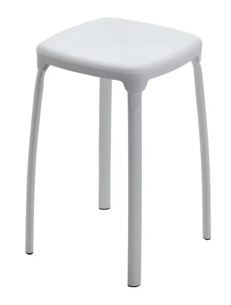 Aqualine PARIDE Fürdőszobai ülőke, termoplast/acél, fehér, teherbírás 100 kg (517202)Aqualine Ajánlat
