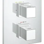 Grohe Grohtherm Cube egyirányú termosztátos falsík alatti zuhany csaptelep 19959 000 (19959000)Grohe Biztonságos vásárlás