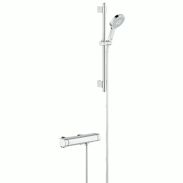 Grohe Grohtherm 2000 Cosmopolitan termosztátos zuhanycsaptelep zuhanyszettel 34481 001 (34481001)Grohe Gyors kiszállítás