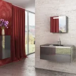 Tboss Prisma Glass 90 fürdőszobai alsó szekrény mosdóvalTboss Árengedmény