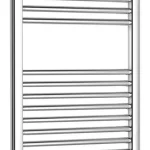 Legjobb ár Sapho ALYA 500x1118mm egyenes fürdőszobai radiátor középső bekötéssel, króm 1145-05Sapho