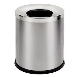 Népszerű Bemeta matt króm szemetes kosár 7,5 liter 150115161Bemeta