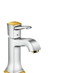 Hansgrohe Metropol Classic egykaros mosdócsaptelep 110 automata lefolyó-garnitúrával, króm/arany hatású 31300 090 (31300090)Hansgrohe Alacsony ár