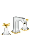 Alacsony ár Hansgrohe Metropol Classic 110 3-lyukú mosdócsaptelep automata lefolyó-garnitúrával, króm/arany hatású 31306 090 (31306090)Hansgrohe