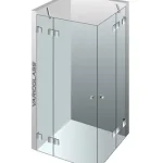 Varioglass Globus 214 120x120 cm-es zuhanykabin, víztiszta üvegVarioglass Kihagyhatatlan ajánlat