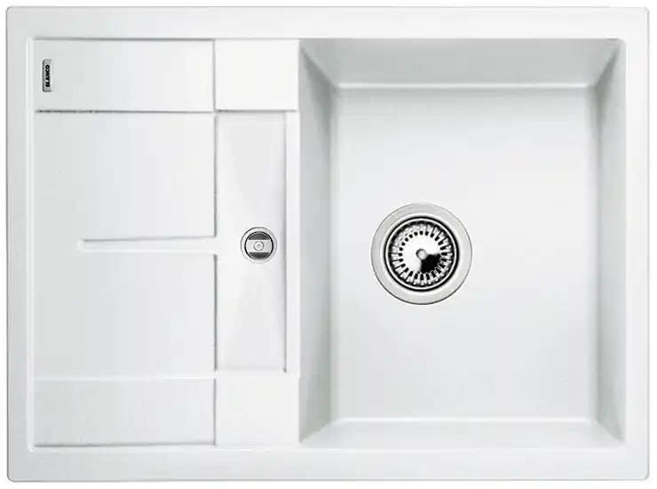 BLANCO METRA 45 S Compact Silgranit mosogató dugókiemelő nélkül, fehér 519565Blanco Olcsó