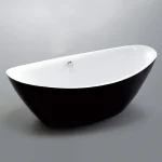 Olcsóbb Wellis MyLine Spa Arezzo Black 180x87 cm szabadonálló kád WK00121Wellis