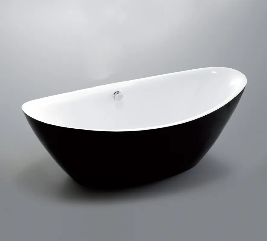 Olcsóbb Wellis MyLine Spa Arezzo Black 180x87 cm szabadonálló kád WK00121Wellis