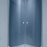 Leziter Vital íves zuhanykabin /sötét szürke üveggel, Zuhanykabin méret: 90x90 cm, Zuhanytálca: ZuhanytálcávalLeziter Expressz szállítás