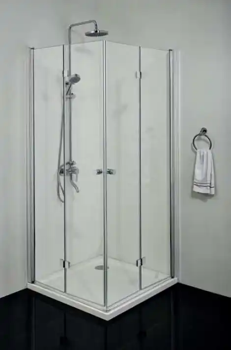 Csak ma Sanotechnik Smartflex szögletes dupla csuklóajtós zuhanykabin D12100FL+D12101FRSanotechnik