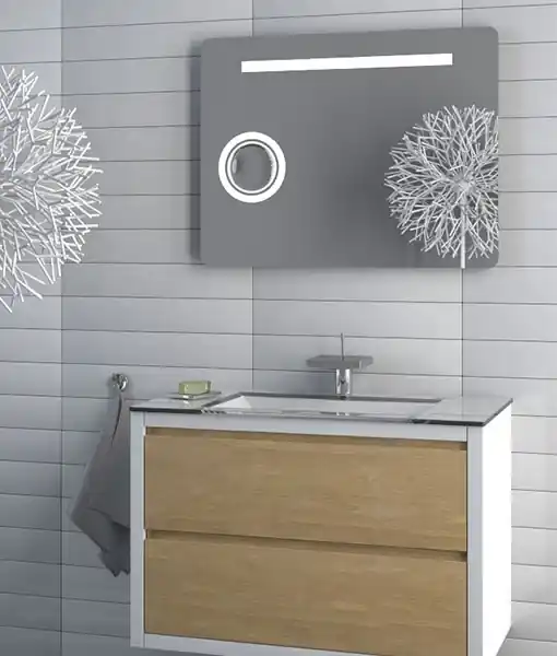 Árcsökkenés Niagara Wellness Nevada 85×65 cm LED-es tükör, kozmetikai tükörrelNiagara Wellness