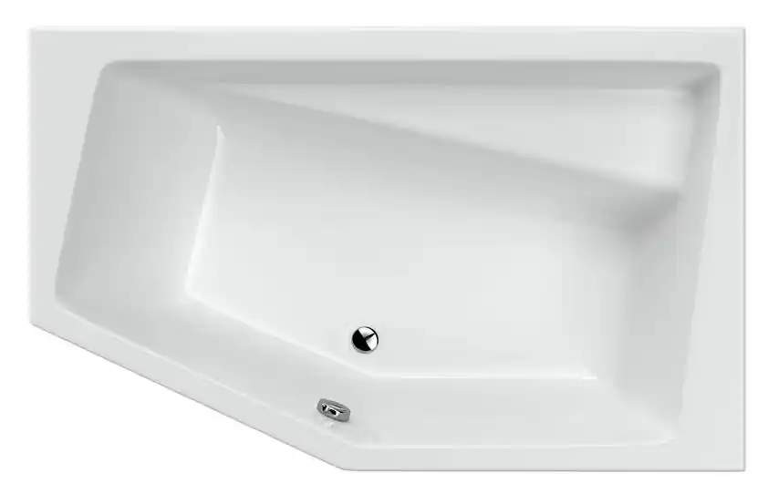 Utolsó esély Niwell Vesper 160x100 cm aszimmetrikus kád, jobbos WANW.VEP.160.100.WHNIWELL