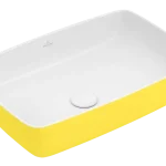 Végkiárusítás Villeroy & Boch Artis 58x38 cm ráültethető mosdó Mustard 4172 58 BCT5 (417258BCT5)Villeroy & Boch