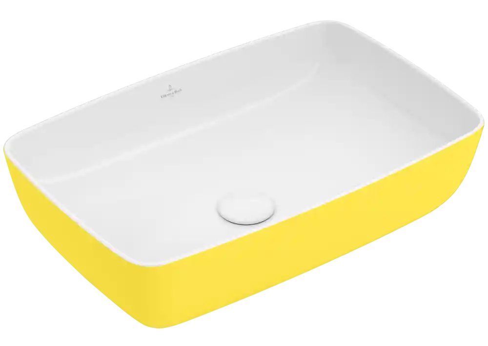 Végkiárusítás Villeroy & Boch Artis 58x38 cm ráültethető mosdó Mustard 4172 58 BCT5 (417258BCT5)Villeroy & Boch