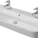Duravit Happy D.2 120x50,5 cm bútorral aláépíthető mosdó két csaplyukkal csiszolt 2318120026Duravit Legnépszerűbb