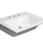 Duravit ME by Starck 63x49 cm mosdó három csaplyukkal 2336630030Duravit Szuper ajánlat