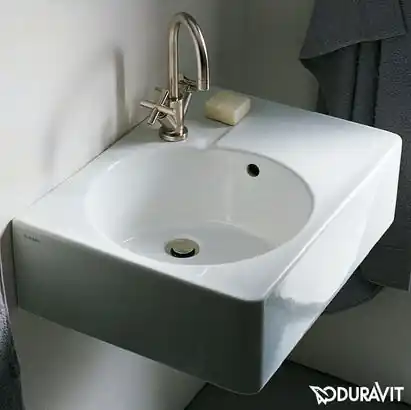 Legkelendőbb Duravit Scola univerzális 61,5x46 cm mosdó csaplyukkal balos medence 0684600011Duravit