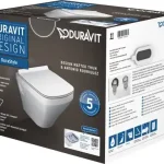 Duravit Durastyle Compact Rimless (öblítőperem nélküli) fali wc szett ülőkével 45710900A1Duravit Végkiárusítás