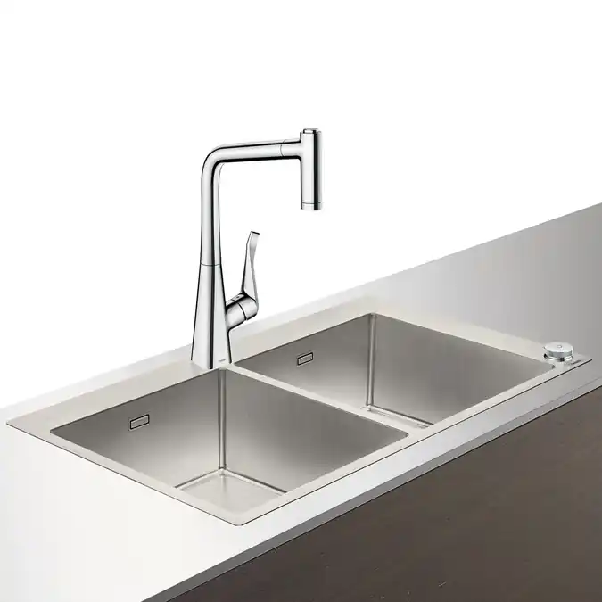 Hansgrohe C71-F765-05 Select mosogató-csaptelep kombináció 370x370; 43211000Hansgrohe Legjobb ár