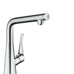 Hansgrohe M712-H320 egykaros konyhai csaptelep 320, rozsdamentes acél hatású 73810800Hansgrohe Biztonságos fizetés