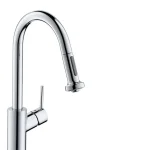 Hansgrohe M5216-H220 egykaros konyhai csaptelep kihúzható zuhanyfejjel, rozsdamentes acél hatású 73863800Hansgrohe Nézd meg most