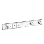 Hansgrohe RainSelect zuhanycsaptelep színkészlet 5 fogyasztóhoz, falsík alatti szereléshez, fehér/króm 15358400Hansgrohe Csak ma