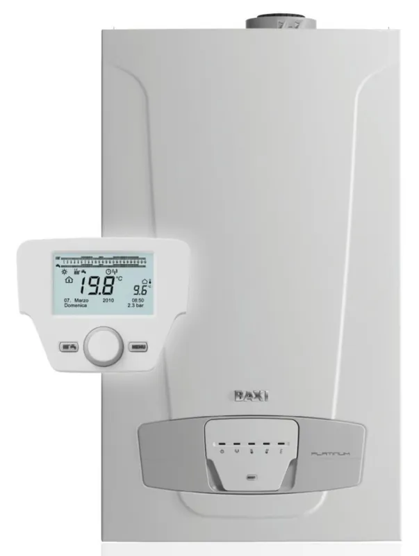 Népszerű BAXI Nuvola Platinum 24+ ERP hőközpont(45l inox tároló), kondenzációs, fali, 24kW (BAX_NUVPLATINUM24P)Baxi