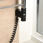 Sapho elektromos termosztátos fűtőpatron radiátorhoz, távirányítóval, 900W, kerek, antracit (HVO-900A)Sapho Árengedmény