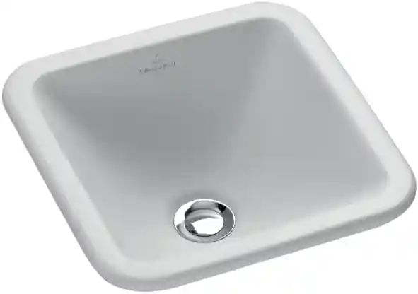 Szezonális akció Villeroy & Boch Loop & Friends 40,5x40,5 cm beépíthető mosdó CeramicPlus felülettel 615610R1 (6156 10 R1)Villeroy & Boch