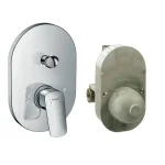 Alacsony ár Hansgrohe Logis egykaros falsík alatti kádcsaptelep színkészlet 71409000Hansgrohe