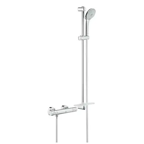 Kiárusítás Grohe Grohtherm 1000 Cosmopolitan M termosztátos zuhanycsaptelep zuhanyszettel 34321002Grohe