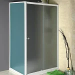 AQUALINE AMADEO zuhanyajtó 110 cm-es, BRICK üveg BTS110Aqualine Outlet