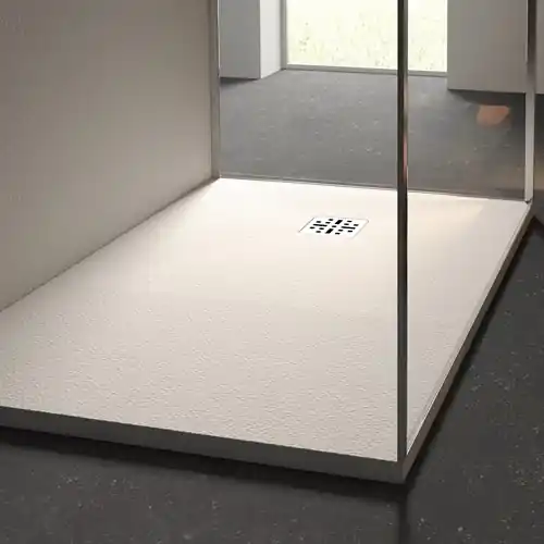 Alacsony ár Marmy Dolomite öntött márvány zuhanytálca 80x80 cm, matt fehér 80 7638 80 80 50Marmy