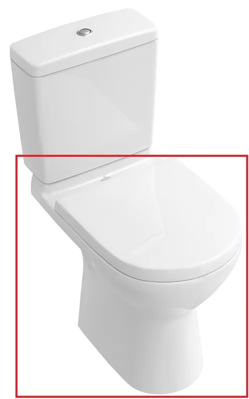 Villeroy & Boch O.novo hátsó kifolyású, mélyöblítésű monoblokkos WC-csésze 5661 10 01 (56611001)Villeroy & Boch Prémium