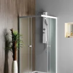 AQUALINE ALAIN szögletes zuhanykabin, 700x700 mm (BTQ700)Aqualine Biztonságos fizetés