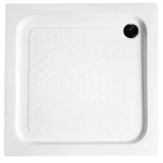 Utolsó esély AQUALINE 80x80x15cm Önhordó zuhanytálca szifonnal (BTTQ80)Aqualine