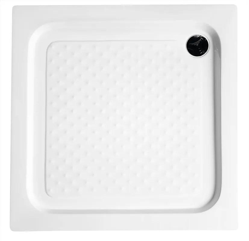 Utolsó esély AQUALINE 80x80x15cm Önhordó zuhanytálca szifonnal (BTTQ80)Aqualine