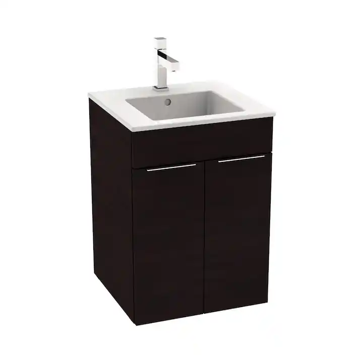 Jika Cube alsószekrény 45x43 cm-es mosdóval, sötét tölgy H4536211763021Jika Árcsökkenés