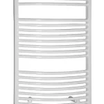 AQUALINE Fürdőszobai radiátor, 450x986mm, 432W, íves fehér ILO94EAqualine Árcsökkenés