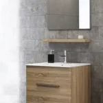 Tboss Trento 60 alsószekrény kerámia mosdóval, Floating Mirror Easy 60 tükörrel (több színben, komplett szett)Tboss Kiárusítás