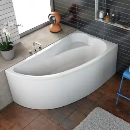 Kolpa-San Calando-L 150x85/M-2+MIKRO Beépíthető aszimmetrikus sarokkád kombinált masszázs rendszerrel mikrofúvókákkal 576870 balosKolpa-San Prémium