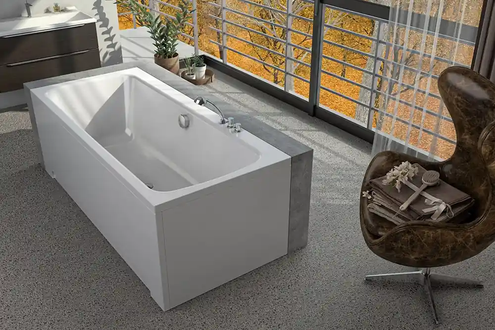 Expressz szállítás Kolpa-San Bell 180x90/M-2+MIKRO Beépíthető egyenes fürdőkád kombinált masszázs rendszerrel mikrofúvókákkal 591940Kolpa-San