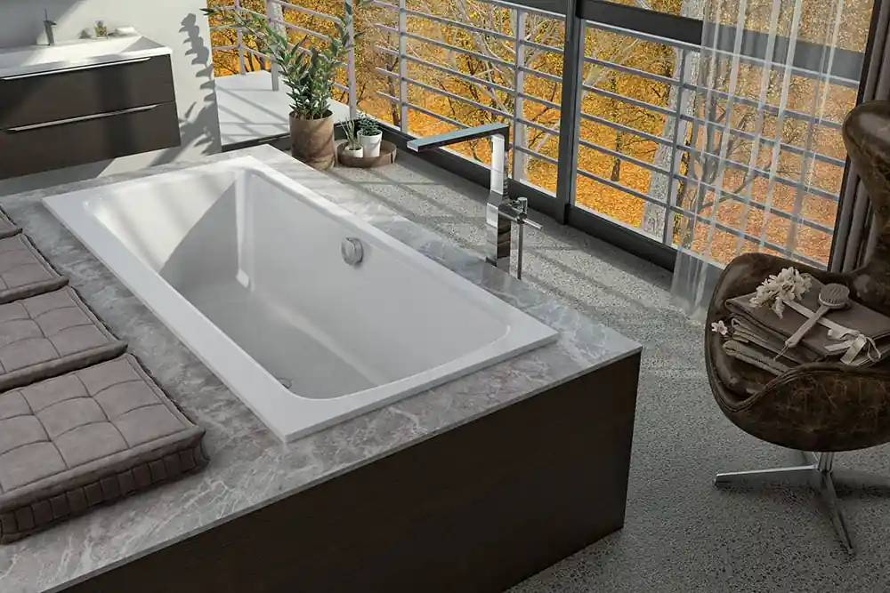Expressz szállítás Kolpa-San Bell E2 180x80 Beépíthető süllyeszthető egyenes fürdőkád 596030Kolpa-San