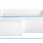 M-Acryl Linea kád előlap 160 cm-es kádhoz, 12225M-Acryl Expressz szállítás