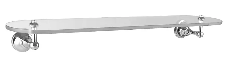 Alacsony ár BUGNATESE COMPLEMENTI DARREDO Üvegpolc transparent üvegből 60 cm, bronz 24830BRBugnatese