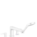 Hansgrohe Talis E 4-lyukú peremre szerelhető kádcsaptelep, matt fehér 71748700Hansgrohe Outlet