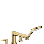 Azonnal elérhető Hansgrohe Talis E 4-lyukú peremre szerelhető kádcsaptelep, polírozott arany hatású 71748990Hansgrohe